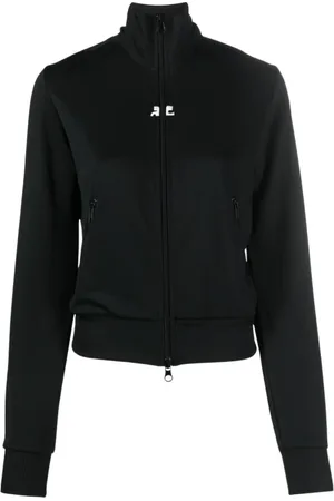 Courrèges Bluzy, Kobieta, Czarny, L, Bluza rozpinana
