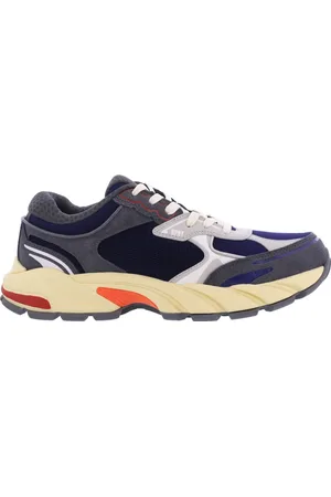 Heron Preston Buty, Mężczyzna, Niebieski, 42 EU, Zamsz, Zamszowe Sneakersy Block Stepper