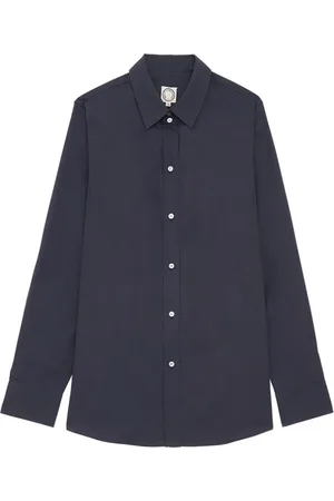 Inès de la Fressange Bluzki, Kobieta, Niebieski, XL, Bawełna, Blouses & Shirts