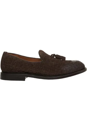 Green george Buty, Mężczyzna, brązowy, 43 EU, Zamsz, Plecionki zamszowe loafers brązowe