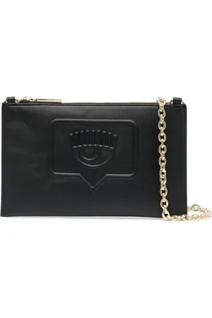 Chiara Ferragni Torebki, Kobieta, Czarny, ONE SIZE, Skóra, Torebka Cross Body