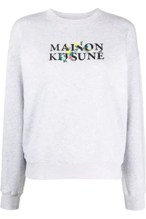 Maison Kitsuné Bluzy, Kobieta, Szary, XS, Stylowa Bluza