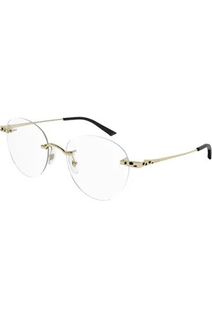 Cartier Akcesoria, Kobieta, Żółty, ONE SIZE, Okulary przeciwsłoneczne Panther Black Enamel