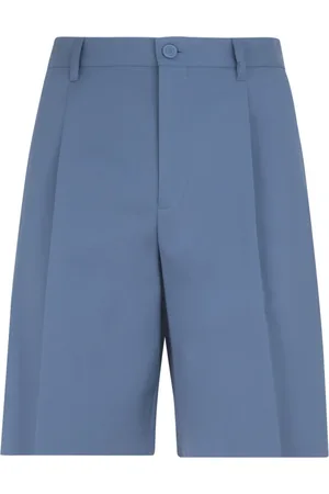 Dior Szorty, Mężczyzna, Niebieski, L, Bawełna, Szorty Chino