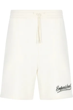 Emporio Armani Szorty, Mężczyzna, Beżowy, XS, Bawełna, Bermudy Vanilla Ice