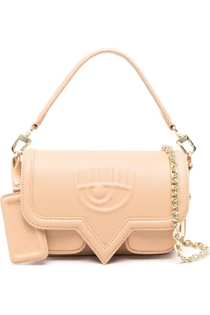 Chiara Ferragni Torebki, Kobieta, Beżowy, ONE SIZE, Skóra, Torebka Eyelike