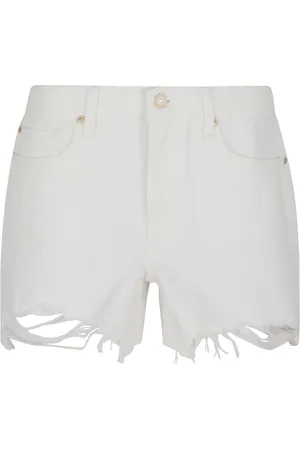7 for all Mankind Szorty, Kobieta, Biały, W30, Białe Jeansyy dla Kobiet
