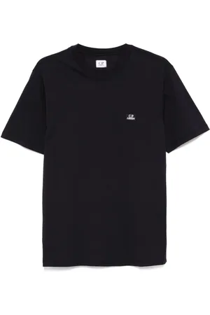 C.P. Company Koszulki, Mężczyzna, Niebieski, L, Niebieskie T-shirty i Pola