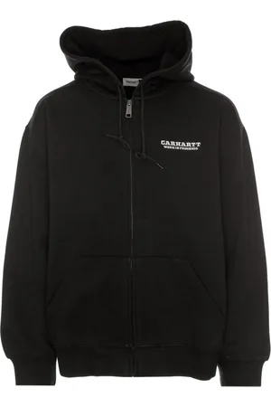 Carhartt Bluzy, Mężczyzna, Czarny, L, Bawełna, Bluza z kapturem Hooded Runaway Sweat Jacket