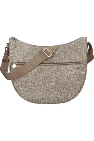 Borbonese Torebki, Kobieta, Beżowy, ONE SIZE, Skóra, Luna Bag Big