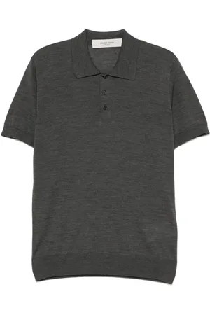 Golden Goose Koszulki, Mężczyzna, Szary, S, Szare T-shirty i Pola