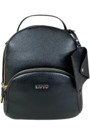 Liu Jo Torebki, Kobieta, Czarny, ONE SIZE, Poliester, Stylowy Plecak