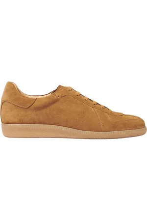 Scarosso Buty, Mężczyzna, brązowy, 39 EU, Zamsz, Ręcznie Robione Sneakersy ze Skóry Zamszowej