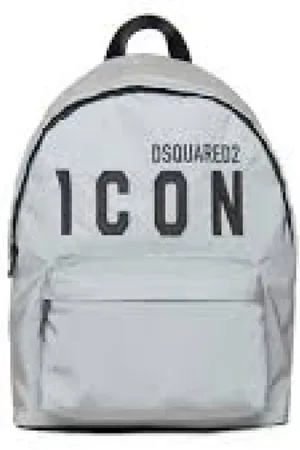 Dsquared2 Torebki, unisex, Szary, ONE SIZE, Nylon, Odblaskowy plecak nylonowy