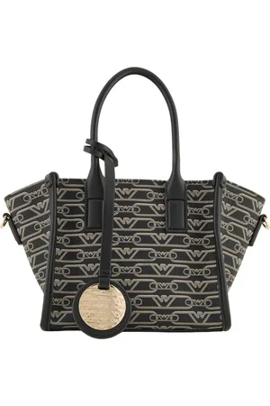 Emporio Armani Torebki, Kobieta, Czarny, ONE SIZE, Skóra, Torebka Tote
