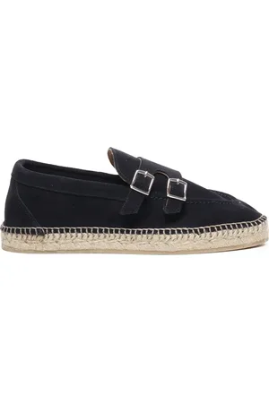ELEVENTY Buty, Mężczyzna, Niebieski, 41 EU, Skóra, Espadryle