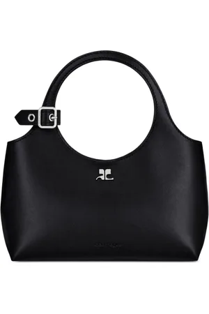 Courrèges Torebki, Kobieta, Czarny, ONE SIZE, Skóra, Torba na ramię z górnym uchwytem