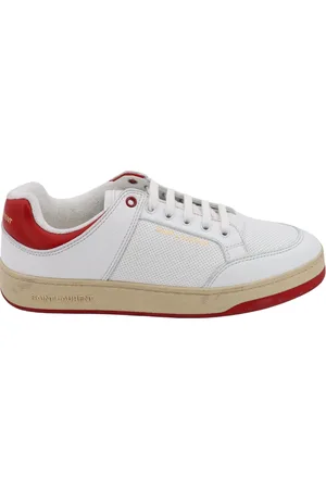 Saint Laurent Buty, Mężczyzna, Biały, 43 1/2 EU, Skóra, Sl/61 Sneaker