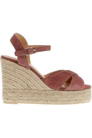 Castaner Buty, Kobieta, Różowy, 36 EU, Zamsz, Rosa Wedge Espadrilles