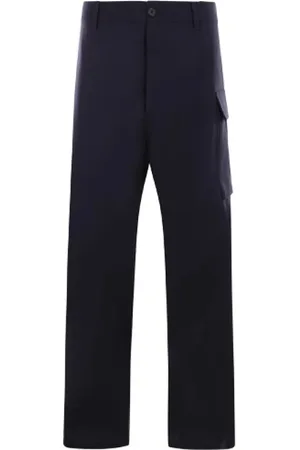 Marni Spodnie, Mężczyzna, Czarny, S, Wełna, Spodnie Utility Pocket