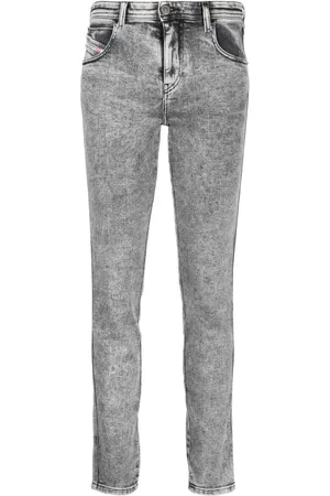 Diesel Jeansy, Kobieta, Czarny, W28 L32, Bawełna, Casualowe jeansy skinny