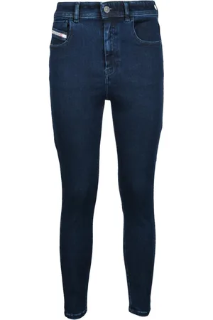 Diesel Jeansy, Kobieta, Niebieski, W30, Elastyczne jeansy z mieszanki bawełny