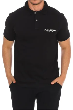 Philipp Plein Koszulki, Mężczyzna, Czarny, S, Polo z Krótkim Rękawem