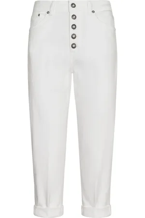 Dondup Jeansy, Kobieta, Biały, W27, Bawełna, Koons Jewel Pants