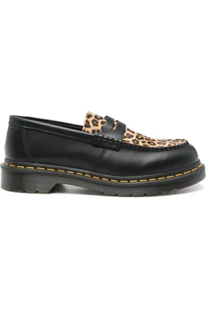 Dr. Martens Buty, Mężczyzna, Czarny, 42 EU, Skóra, Czarne mokasyny z gumową podeszwą