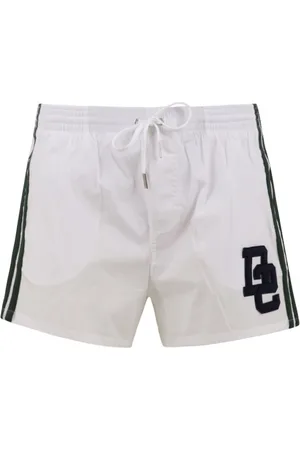 Dsquared2 Stroje kąpielowe, Mężczyzna, Biały, L, Poliester, Biały strój kąpielowy Sea Model D7B645520