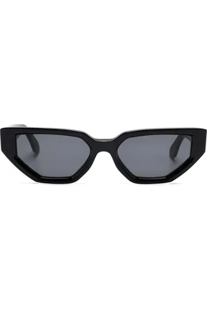 Golden Goose Akcesoria, Kobieta, Czarny, ONE SIZE, Okulary przeciwsłoneczne Jackie prostokątne
