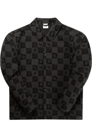 Daily paper Kurtki, Mężczyzna, Czarny, L, Szachowy Shirt Jacquard
