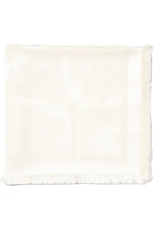 Etro Akcesoria, Kobieta, Beżowy, ONE SIZE, Wełna, Wełniano-jedwabny szal żakardowy w paisley