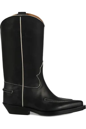 Chloé Buty, Kobieta, Czarny, 36 EU, Skóra, Kowbojki Texan