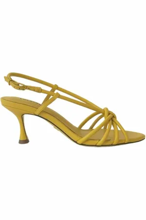 Lola Cruz Buty, Kobieta, Żółty, 36 EU, Skóra, Sandały Parona