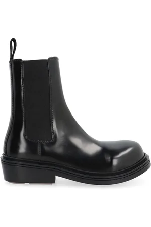 Bottega Veneta Buty, Kobieta, Czarny, 42 EU, Skóra, Sztyblety Fireman Chelsea