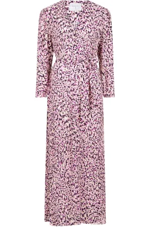 Dante 6 Sukienki, Kobieta, Różowy, S, Bawełna, D6Kura Maxi Dress