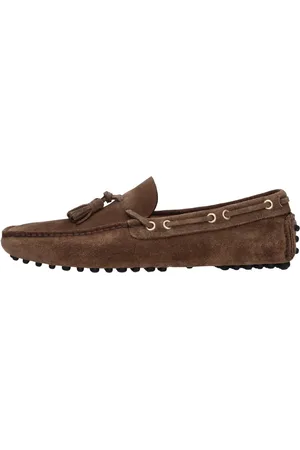 CAR SHOE Buty, Mężczyzna, brązowy, 41 1/2 EU, Zamsz, Płaskie buty Brązowe