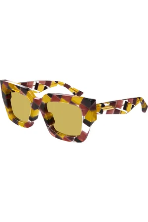 Bottega Veneta Akcesoria, Kobieta, Wielobarwność, 52 MM, Okulary przeciwsłoneczne