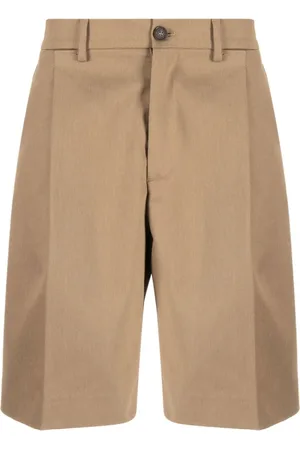 Golden Goose Szorty, Mężczyzna, Beżowy, L, Khaki Wide Leg Shorts