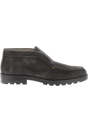 santoni Buty, Mężczyzna, Szary, 41 EU, Skóra, Rock Wsuwane Botki do Kostki