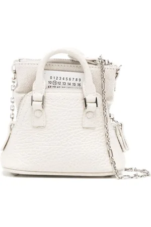Maison Margiela Torebki, Mężczyzna, Biały, ONE SIZE, Skóra, 5AC Classica Torba na ramię