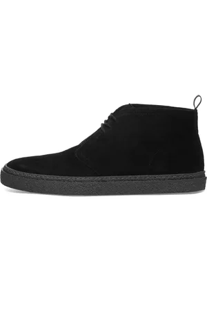 Fred Perry Buty, Mężczyzna, Czarny, 45 EU, Zamsz, Hawley Suede Desert Boot