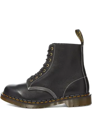 Dr. Martens Buty, Mężczyzna, Czarny, 43 EU, Skóra, Czarne skórzane buty Made In England