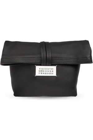 Maison Margiela Torebki, Kobieta, Czarny, ONE SIZE, Bawełna, Torebka z logo