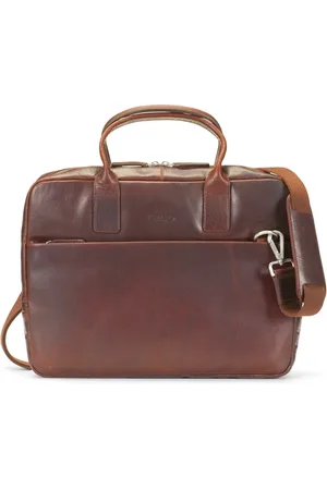 Howard London Torebki, Mężczyzna, brązowy, ONE SIZE, Skóra, Torba na laptopa Stanley