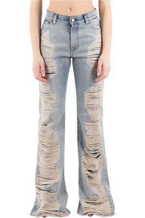 Acne Studios Jeansy, Kobieta, Niebieski, XS, Niebieskie Jeansyy