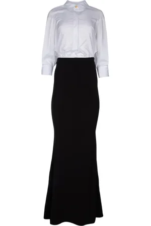 Elisabetta Franchi Sukienki, Kobieta, Wielobarwność, S, Poliester, Sukienka Maxi