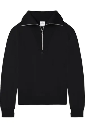 Courrèges Swetry, Kobieta, Czarny, M, Czarny golf