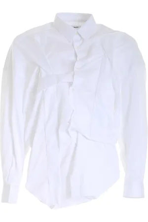 Comme des Garçons Koszule, Mężczyzna, Biały, S, Bawełna, Biała koszula z karbowaniem